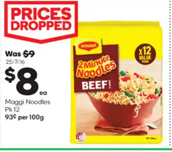 Woolworths Maggi Noodle offer