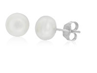 Shiels White 7-8mm Freshwater Pearl Stud Earrings offer