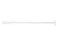 Shiels Sterling Silver Belcher Infinity Bracelet offer