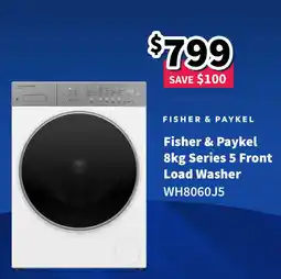 Bi-Rite Fisher & Paykel 8kg Series 5 Front Load Washer offer