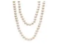 Shiels Cream Freshwater 180cm Pearl Necklace offer