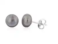 Shiels Grey Freshwater Pearl Stud Earrings offer