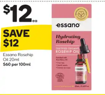Woolworths Essano Rosehip Oil offer