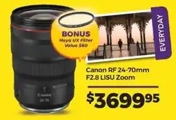 Teds Cameras Canon RF 24-70mm F2.8 LISU Zoom offer