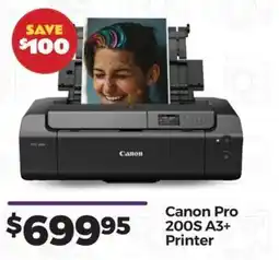 Teds Cameras Canon Pro 200S A3+ Printer offer