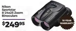 Teds Cameras Nikon Sportstar 8-24x25 Zoom Binoculars offer