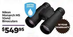 Teds Cameras Nikon Monarch M5 10x42 Binoculars offer