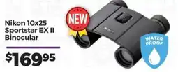 Teds Cameras Nikon 10x25 Sportstar EX II Binocular offer