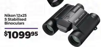 Teds Cameras Nikon 12x25 S Stabilised Binoculars offer