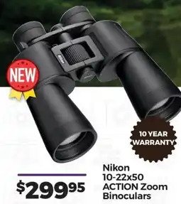 Teds Cameras Nikon 10-22x50 Action Zoom Binoculars offer