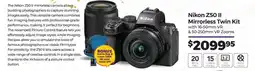 Teds Cameras Nikon Z50 II Mirrorless Twin Kit offer