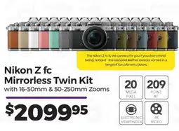 Teds Cameras Nikon Z fc Mirrorless Twin Kit offer