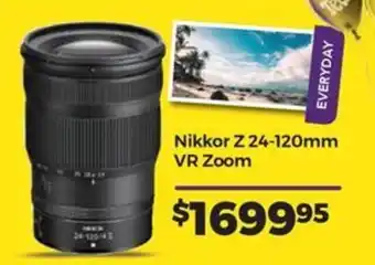 Teds Cameras Nikkor Z 24-120mm VR Zoom offer