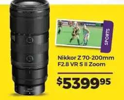 Teds Cameras Nikkor Z 70-200mm F2.8 VR S II Zoom offer