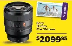 Teds Cameras Sony 50mm F1.4 GM Lens offer