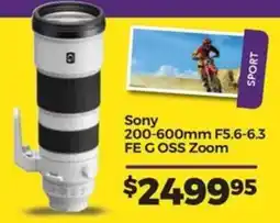 Teds Cameras Sony 200-600mm F5.6-6.3 FE G OSS Zoom offer