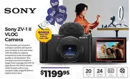 Teds Cameras Sony ZV-1 II VLOG Camera offer