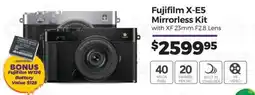 Teds Cameras Fujifilm X-E5 Mirrorless Kit with XF 23mm F2.8 Lens offer