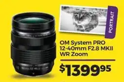 Teds Cameras OM System PRO 12-40mm F2.8 MKII WR Zoom offer