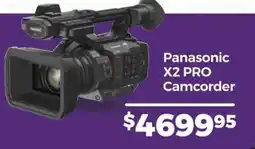 Teds Cameras Panasonic X2 PRO Camcorder offer