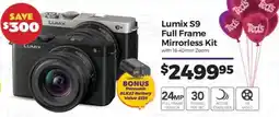 Teds Cameras Lumix S9 Full Frame Mirrorless Kit offer