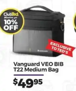 Teds Cameras Vanguard VEO BIB T22 Medium Bag offer