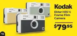 Teds Cameras Kodak Ektar H35 ½ Frame Film Camera offer