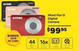 Teds Cameras Ilford Pixi-D Digital Camera offer