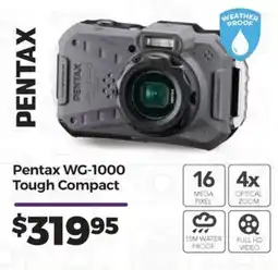 Teds Cameras Pentax WG-1000 Tough Compact offer