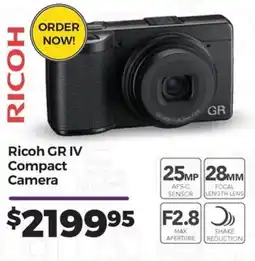 Teds Cameras Ricoh GR IV Compact Camera offer