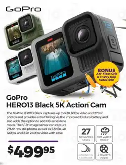 Teds Cameras GoPro HERO13 Black 5K Action Cam offer