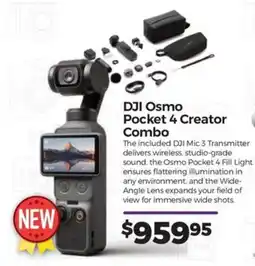 Teds Cameras DJI Osmo Pocket 4 Creator Combo offer