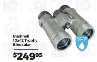 Teds Cameras Bushnell 10x42 Trophy Binocular offer
