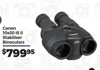 Teds Cameras Canon 10x30 IS II Stabiliser Binoculars offer