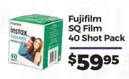 Teds Cameras Fujifilm SQ Film 40 Shot Pack offer