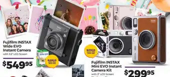 Teds Cameras Fujifilm INSTAX Wide EVO Instant Camera offer