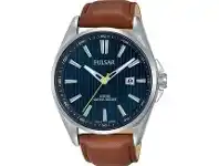 Shiels Pulsar PS9607X Brown Leather Mens Watch offer
