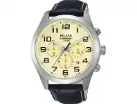 Shiels Pulsar PT3665X Cream Dial Chronograph Mens Watch offer
