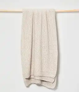 Myer Australian House & Garden Norwood Throw - Moonbeam offer