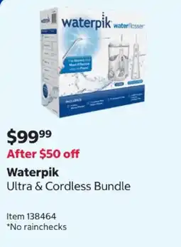 Costco Waterpik Ultra & Cordless Bundle offer
