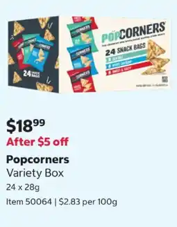Costco Popcorners Variety Box offer
