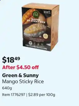 Costco Green & Sunny Mango Sticky Rice offer