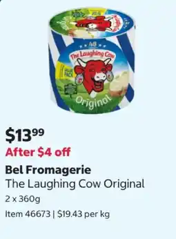 Costco Bel Fromagerie The Laughing Cow Original offer