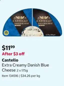 Costco Castello Extra Creamy Danish Blue Cheese offer