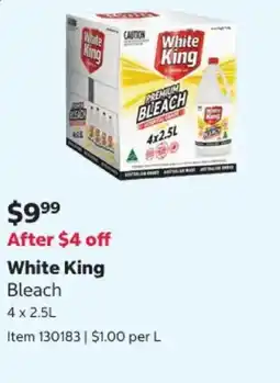 Costco White King Bleach offer