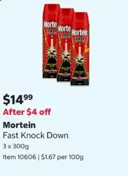 Costco Mortein Fast Knock Down offer