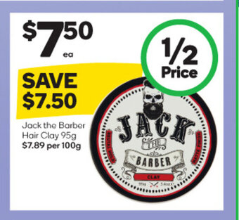 Woolworths Jack The Barber Hair Clay 95g offer
