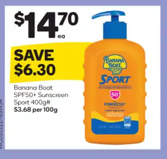 Woolworths Banana Boat offer