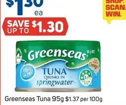 Foodland Greenseas Tuna offer