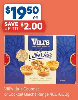 Foodland Vili's Little Gourmet Cocktail Quiche offer